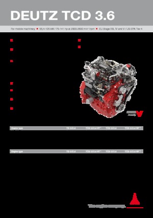 Motorlar Deutz TCD 3.6 L4 HT