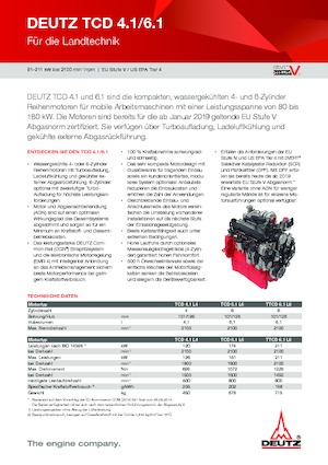 Engines Deutz TCD 6.1 L6