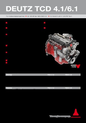 Engines Deutz TCD 6.1 L6