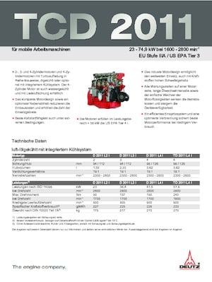 Motorlar Deutz TD 2011 L4 I