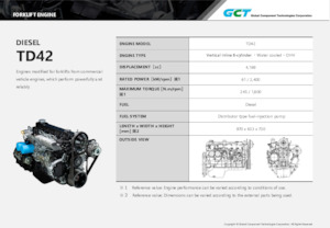 Motorlar Global Component Technologies TD42