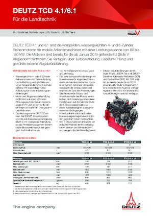 Engines Deutz TTCD 6.1 L6