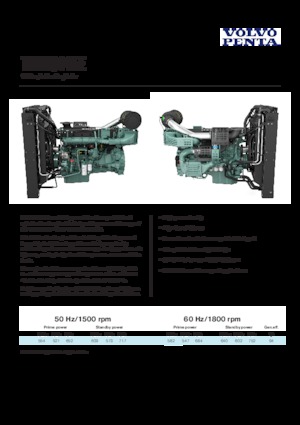 Motorlar Volvo Penta TWD1644GE