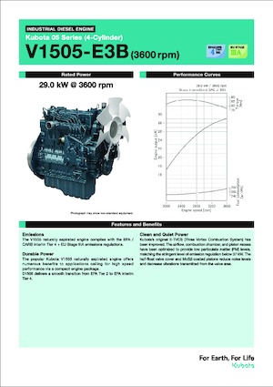 Engines Kubota V1505-E3B