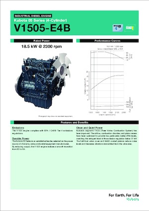 Motorlar Kubota V1505-E4B