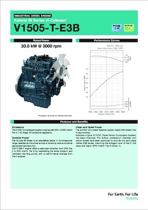 Motorlar Kubota V1505-T-E3B