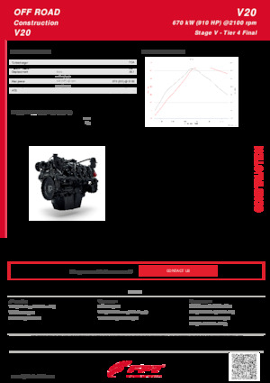 Engines FPT Industrial V20 (670 kW)