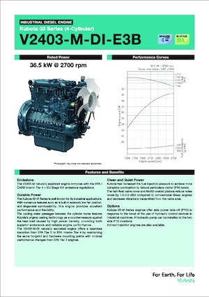 Motorlar Kubota V2403-M-DI-E3B