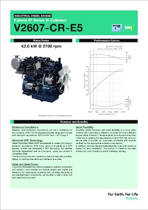 Motorlar Kubota V2607-CR-E5