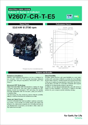 Motorlar Kubota V2607-CR-T-E5