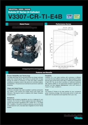 Motorlar Kubota V3307-CR-TI-E4B
