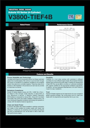 Engines Kubota V3800-TIEF4B