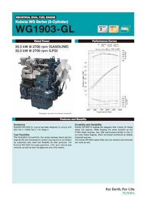 Engines Kubota WG1903-GL