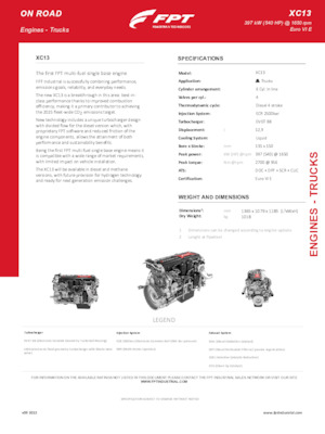 Engines FPT Industrial XCursor13 (397 kW)