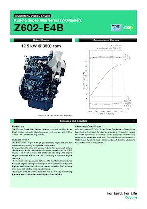 Engines Kubota Z602-E4B