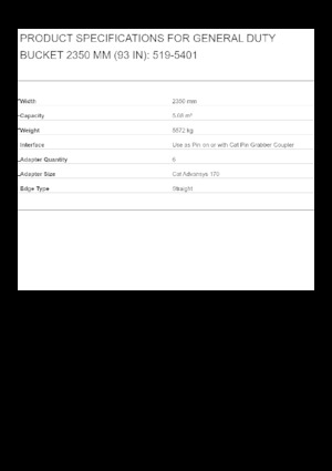 Ekskavatör Kovaleri Caterpillar 2350 MM