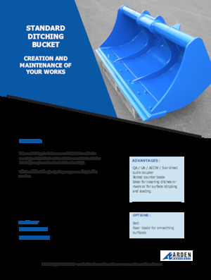 Excavator buckets Arden C05I04