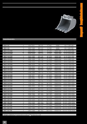 Excavator buckets Kinshofer GB35L-140
