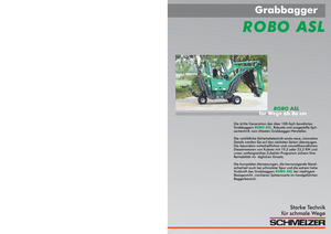 Sementer amaçlı ekskavatörler Schmelzer ROBO ASL 