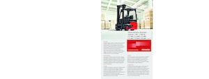 EX Electric Explosion-Proof Forklifts Linde E16H triplex 