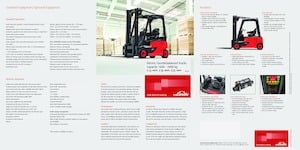 Electric forklifts Linde E20PH triplex