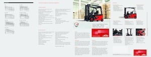 Electric forklifts Linde E35RHL duplex