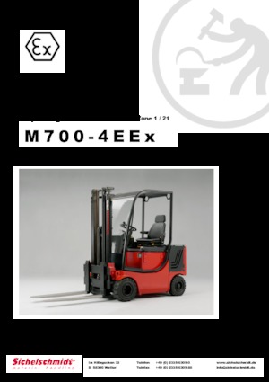 EX Electric Explosion-Proof Forklifts Sichelschmidt M 716-4 EEx ASM