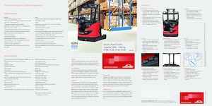 Electric Explosion Proof Reach Trucks Linde R10B triplex 