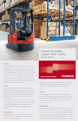 Electric Explosion Proof Reach Trucks Linde R17X HD triplex