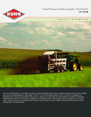 Besleme mikserleri Kuhn HP 170 M