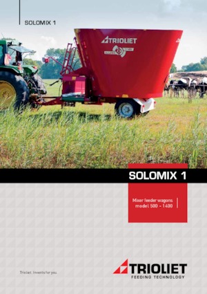 Feed mixers Trioliet Solomix 1 1000 ZKL