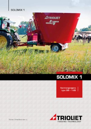 Feed mixers Trioliet Solomix 1 1000 ZKL