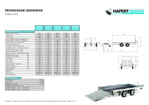 Flatbed römorkları Harpet INDIGO LF-2