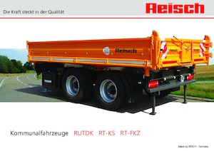 Flat bed trailers Reisch RUTDK-135.LOF