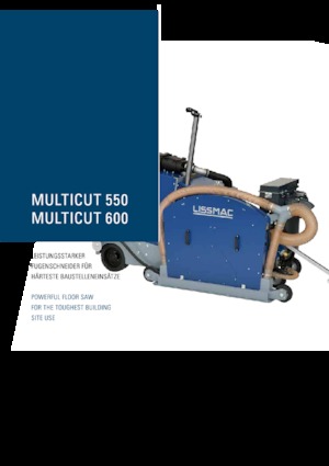 Zemin Testeresi Lissmac Multicut 600 G