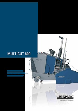 Floor Saws Lissmac Multicut 800 G