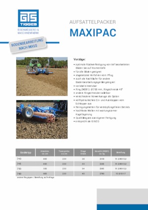 Fold Packers Tigges MaxiPac 740