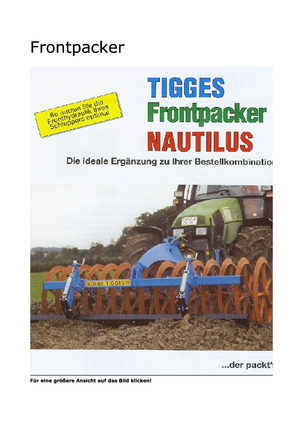 Katlama paketleyicileri Tigges Nautilus 725