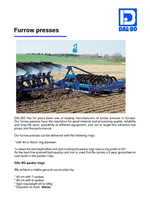 Katlama paketleyicileri DAL-BO UP 3,15