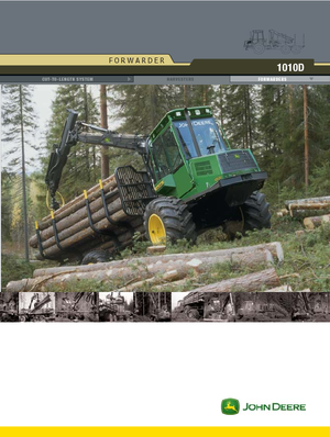 Forwarders John Deere 1010 D