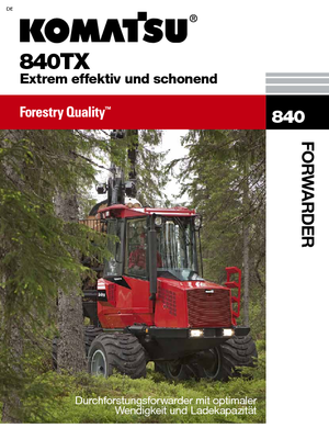 Taşıma araçları Komatsu 840 TX