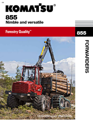 Forwarders Komatsu 855 6WD