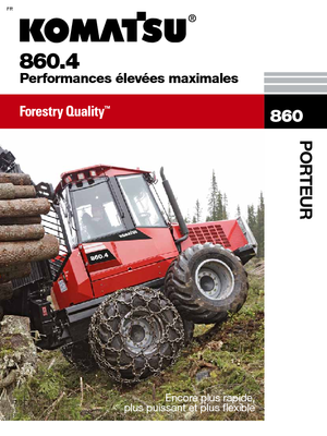 Forwarders Komatsu 860.4