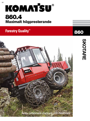 Forwarders Komatsu 860.4