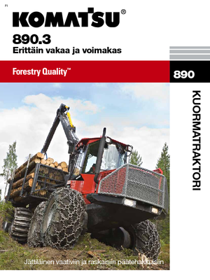 Forwarders Komatsu 890.3