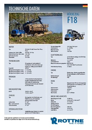 Taşıma araçları Rottne F 18
