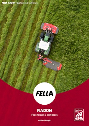 Önü açık kerpetenli biçme makineleri Fella Radon 3140 FP-V