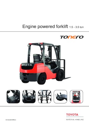 LPG Forklifts Toyota 02-8 FGJF 35 