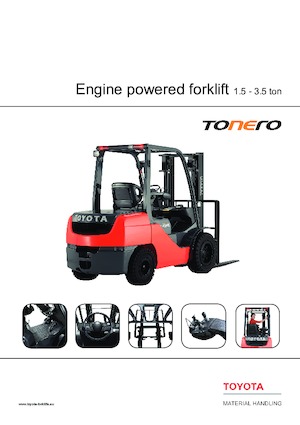 LPG Forklifts Toyota 02-8 FGJF 35