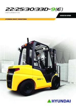 Diesel Forklifts Hyundai 30D-9E